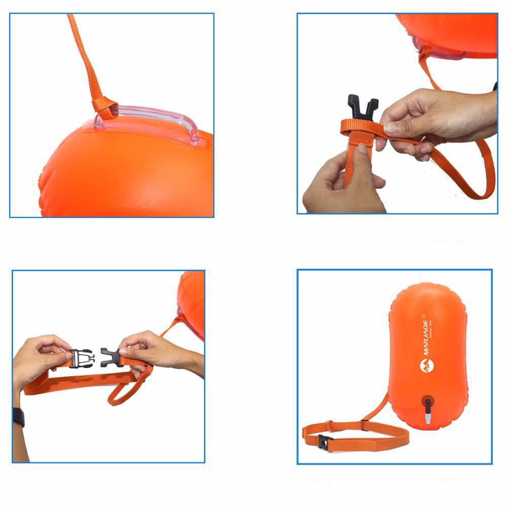 Swimming Buoy Safety Air Dry Float PVC Swimming Prevent Drowning Bag Flotation Device Water Sports Training Aids Outdoor Gear