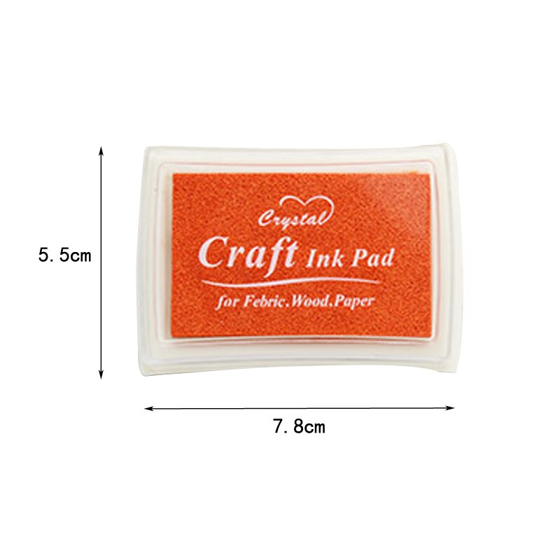 15 kleuren inktkussen rubber stempels stof hout papier scrapbooking inktkussen handgemaakt doe-het-zelf knutselen inktkussen op oliebasis vingerverf bruiloft