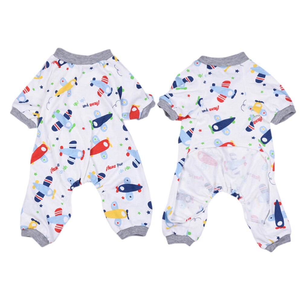 1Pc Lovely Plane Pattern Pet Cloth Dog Clothes Autumn Winter Clothes Pet Coat Dog Clothes Small Pet Dog Coat Size XS