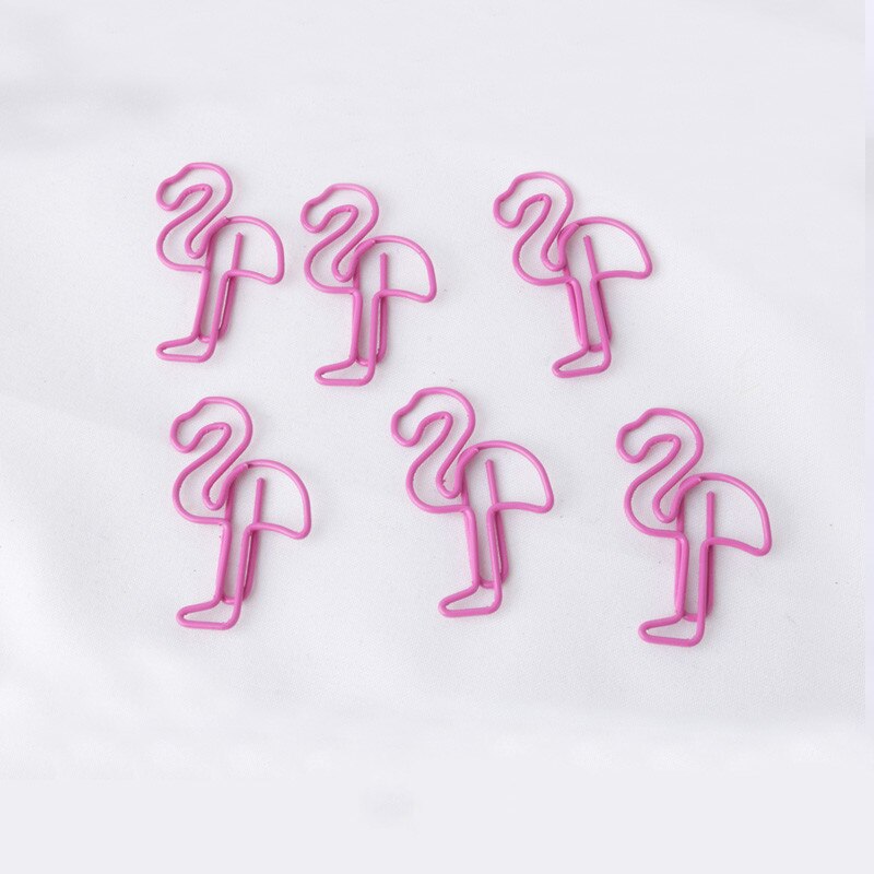 pink flamingo clip cute pins befriend metal paper clips