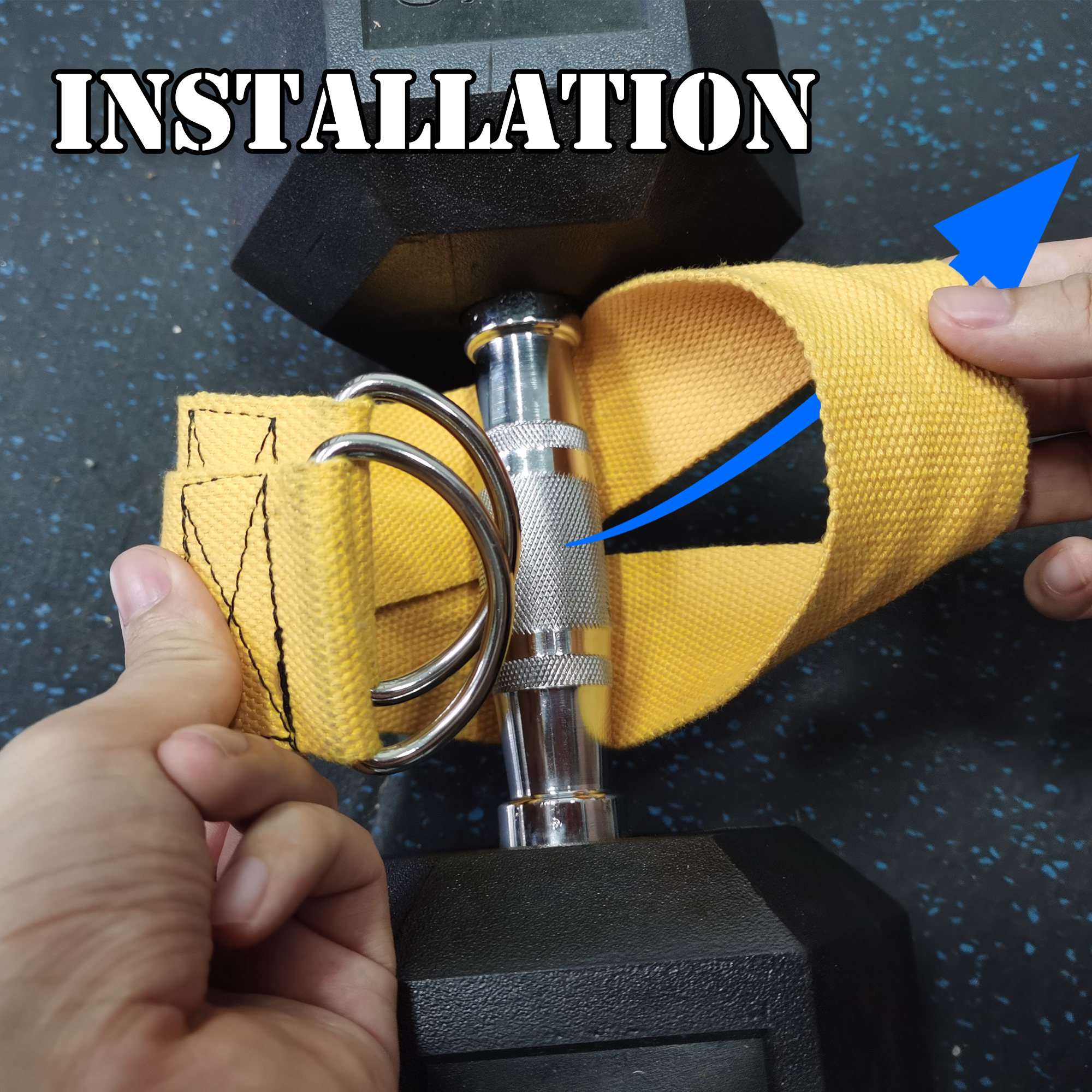 halteres para musculação academia equipamento Cinto de levantamento de peso correia de carregamento para kettlebell haltere treinamento de peso conectar alça webbing acessórios de fitness