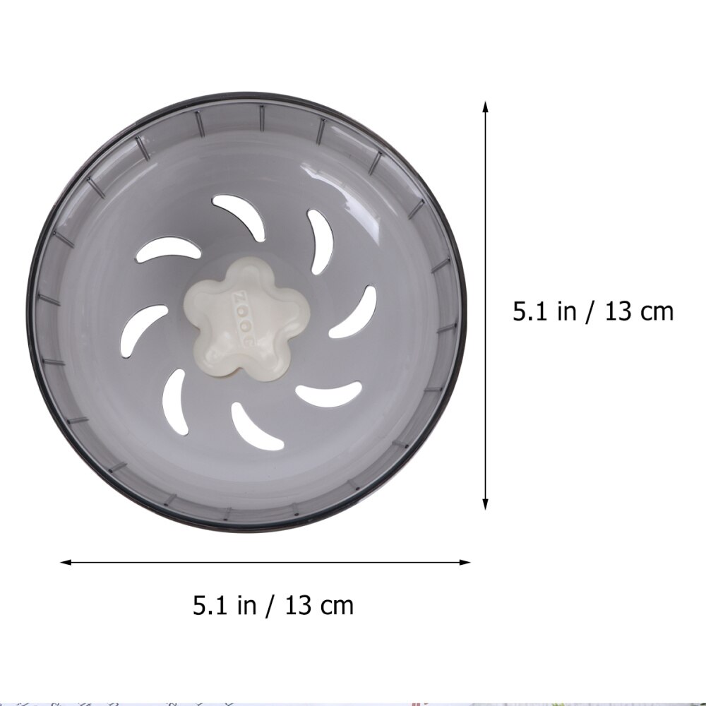 Little Hamster Running Wheel Mute Hamster Exercise Wheel Toys for Pet (Grey)