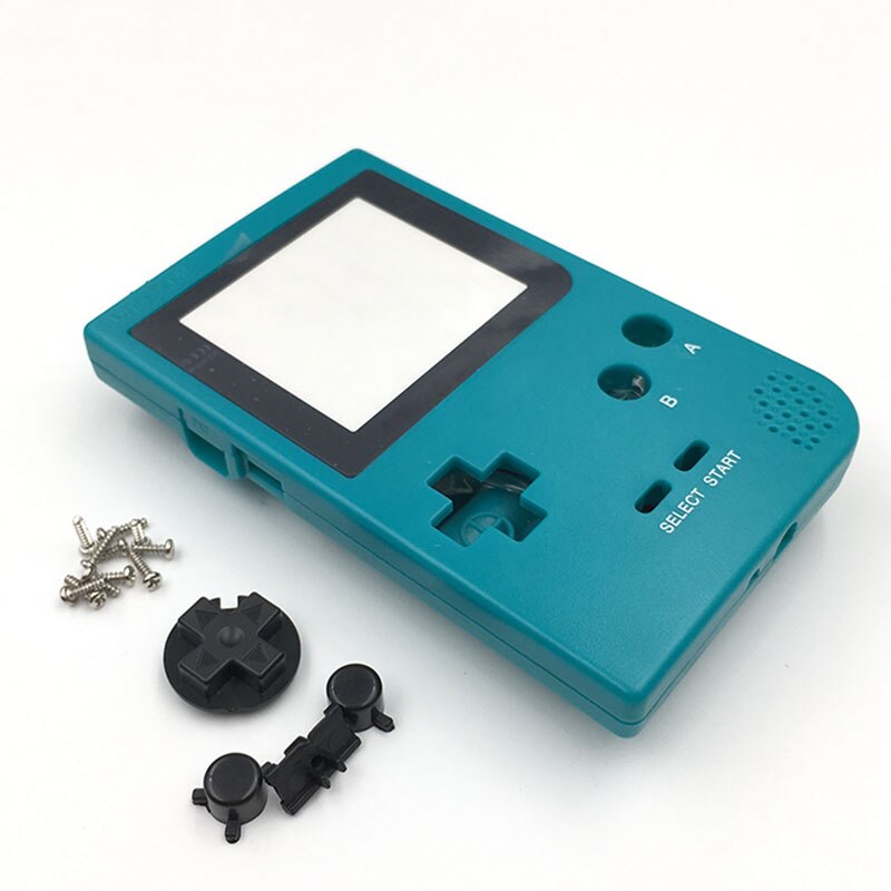 6Sets grey For GBP Shell Case with Buttons Kit Full Case Cover Housing Shell Replacement for Gameboy Pocket Game Console