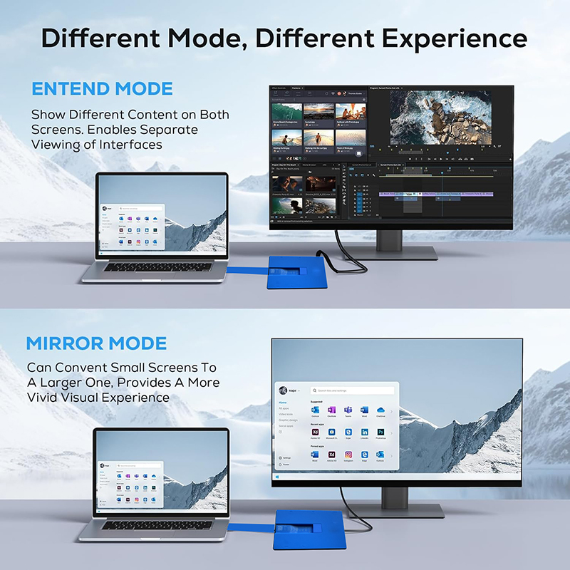 adapter wideo USB 3.0 z chipem Displaylink, USB 3.0 robić HDMI lub VGA, Gigabit USB 5-w-1, Centrum USB 3.0 robić HDMI dla okna i prochowiec