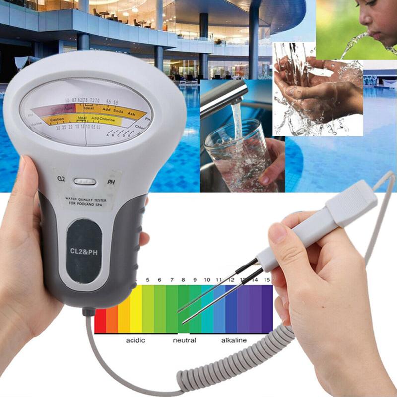 Chloor Meter Ph Tester 2 In 1 Testers Water Testen Apparaat CL2 Meten Voor Zwembad Aquarium Drinkwater
