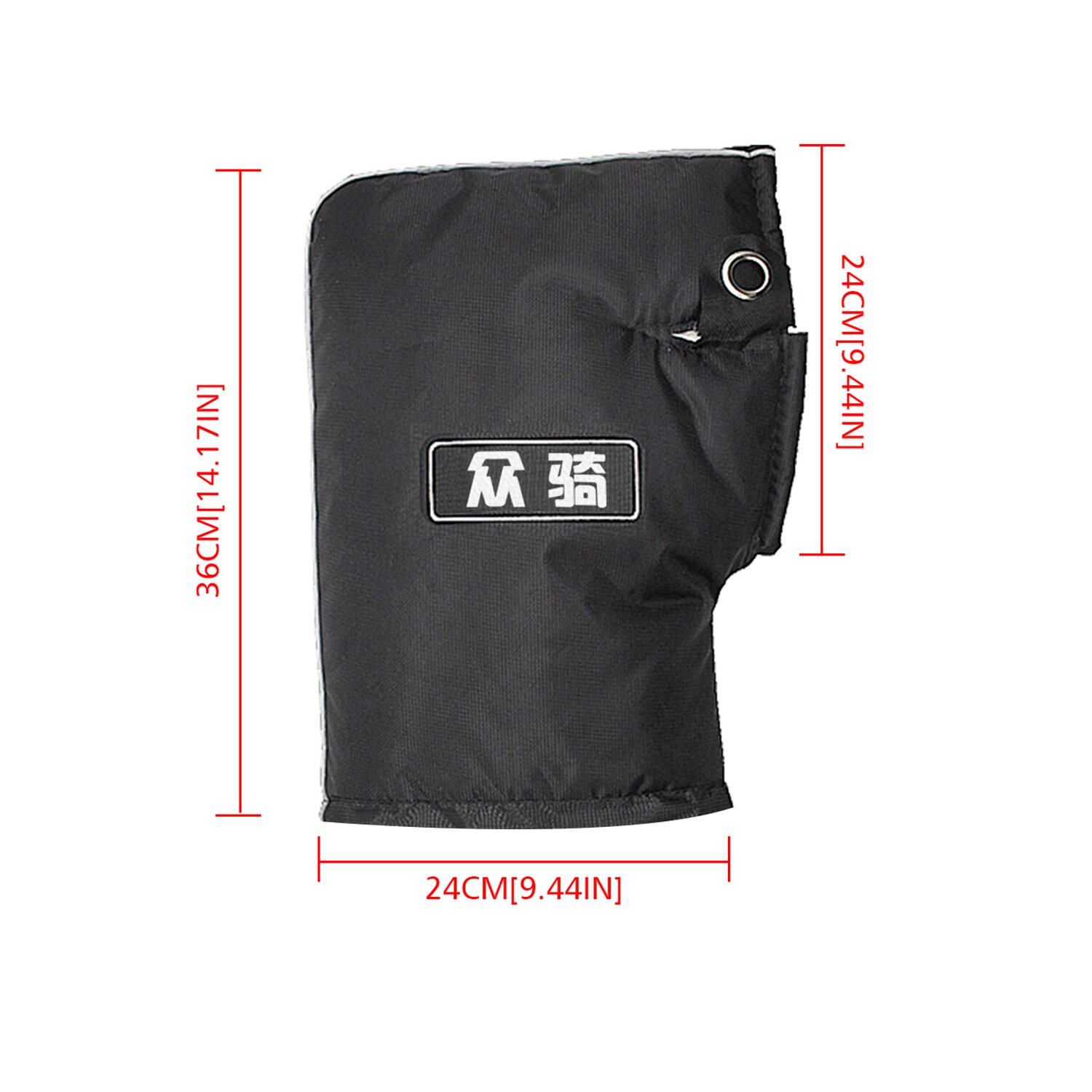 Motorfiets Stuur Moffen Sneeuwscooter Motorbike Scooter Fiets Waterdichte Winter Hand Warm Covers Handschoenen Handvat Bar Moffen: Big size
