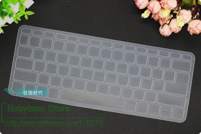 Silikon Tastatur Schutz Film Cover Skin Protector Für Hp X360 Spectre 13-4104la 13-4103dx 13-D023Tu/D024Tu 13,3 Zoll: clear