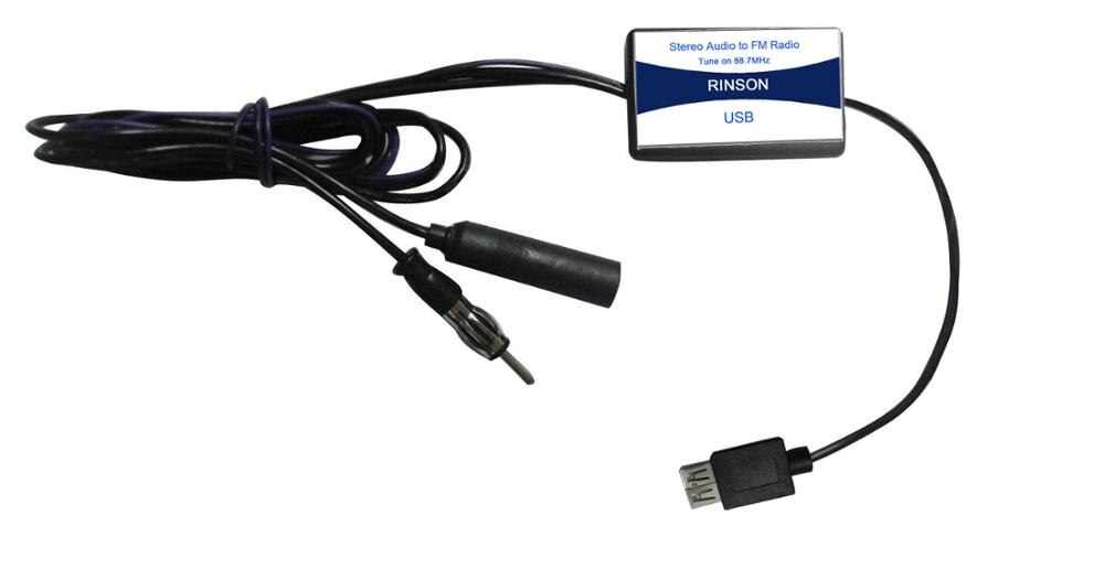 FM Bypass Modulator Wired With USB input Music