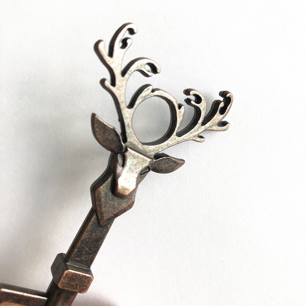 Deer Head Key Beer Bottle Opener Surface Plating Beer Bottle Opener Key Pendant Wedding Bar Retro Wind Key Opener