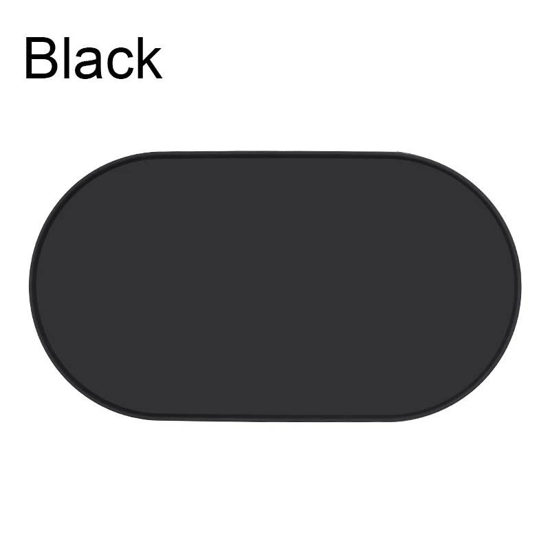 Silicone Pet Bowl Mat Placemat Waterproof Prevent Spills Dog Cat Food Feeding Pad Kitten feeding Pet Bowl tray Mats: M / WHITE