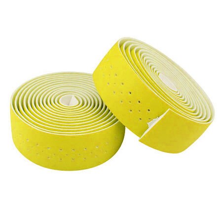 Cinta perforada de cuero PU para manillar de bicicleta, 2 rollos, transpirable, suave, engranaje fijo, accesorio de ciclismo, MICCGIN