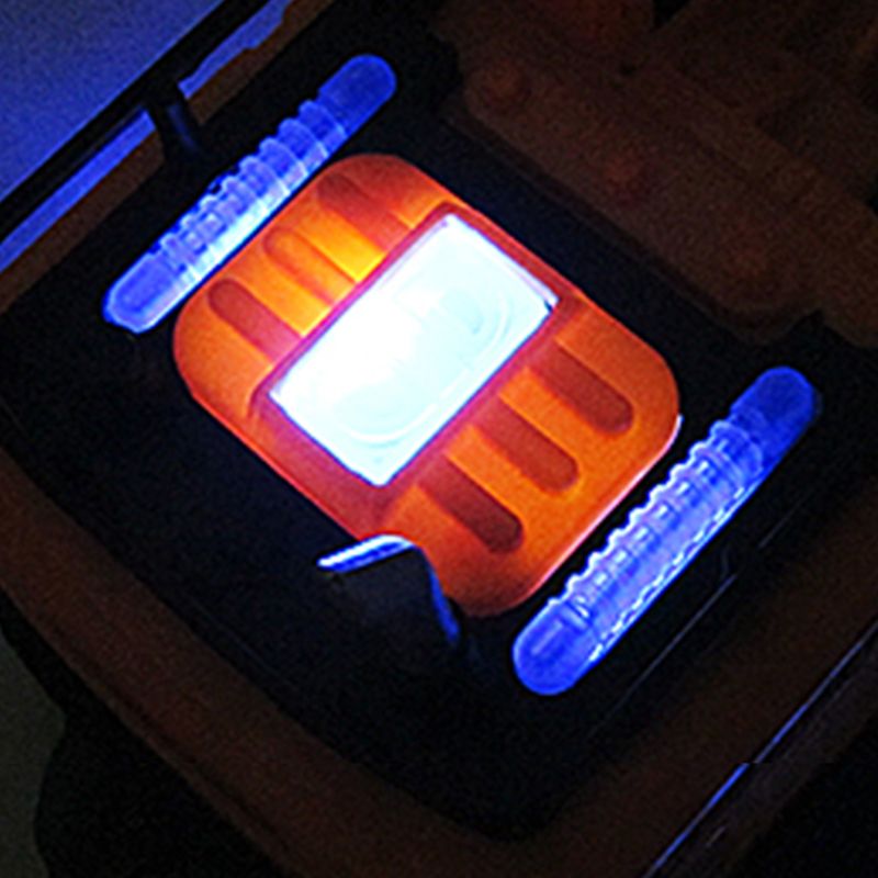 Electric Flashing LED Light Music Excavator Universal Wheel Car Vehicles MOLD