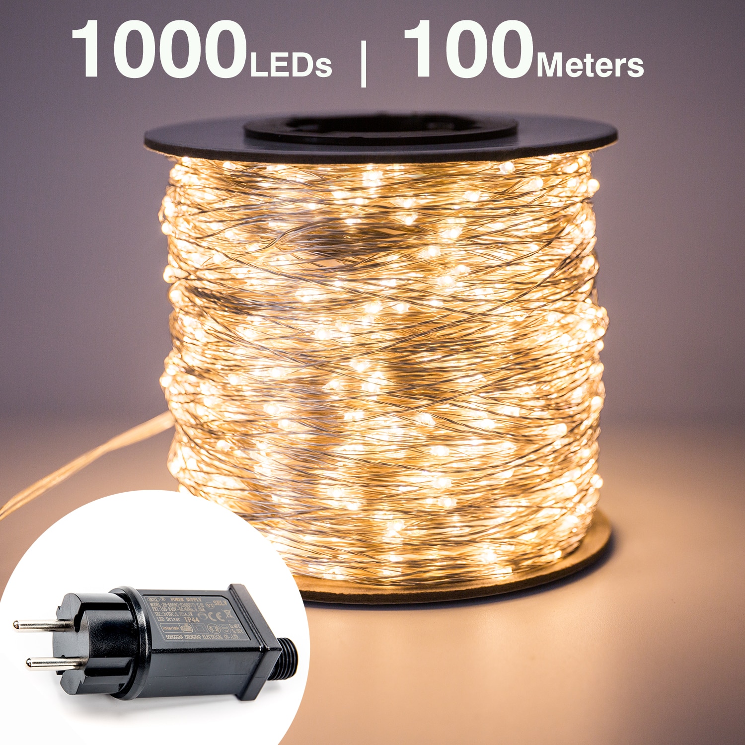 LONGEST LED String Lights 50 100Meters street garland Light Waterproof Outdoor Christmas Fairy Lights Wedding Decoration