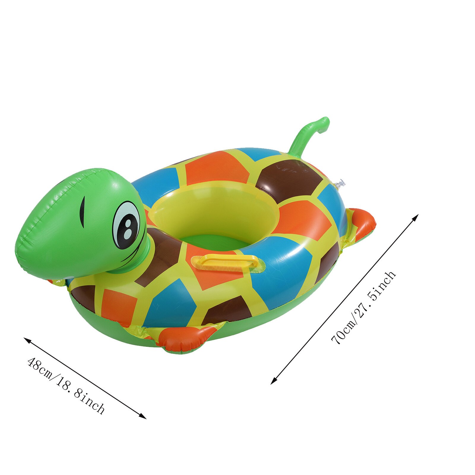 Schildkröte Schwimmbad Schwimmt Aufblasbare freundlicher Wasser schweben Ring Mit Griff Sicher Material Und Weiche Sitz Baby Schwimmen Ring Für 1-3 Y L3