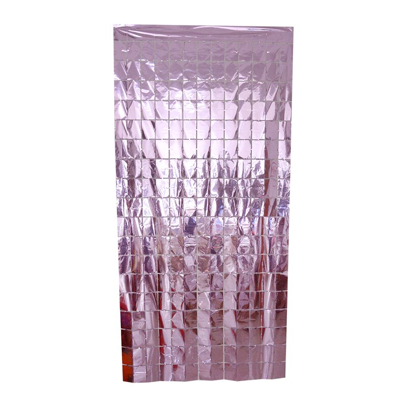 2m*1m Party Backdrop Curtain Metallic Foil Glitter Wall Backdrop Birthday Wedding Party Wall Decoration Photo Zone Backdrop: B03