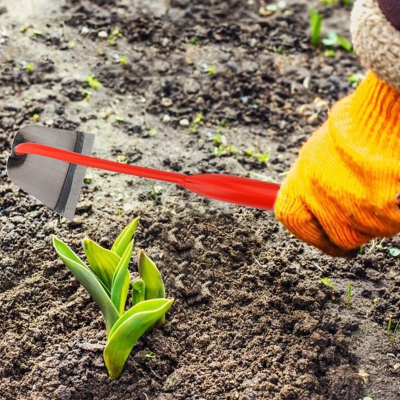 Garden Agriculture Weeding Tool Hollow Hoe Handheld Weeding Rake Planting Tools 40JE