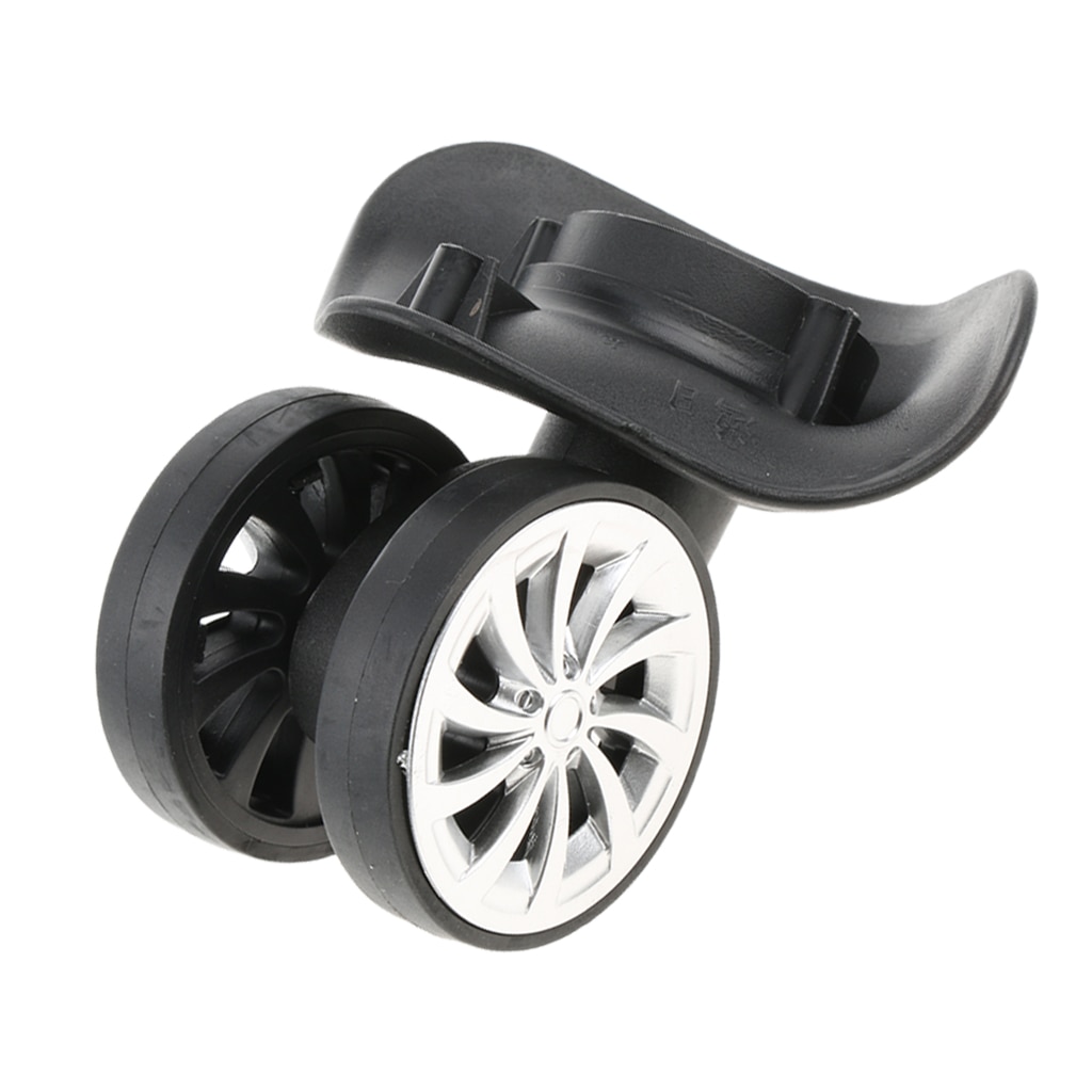 1 Pair Swivel Mute Suitcase Luggage Casters Replacement Wheels for Travelling A08 - You Need to Have a Strong Ability in DIY