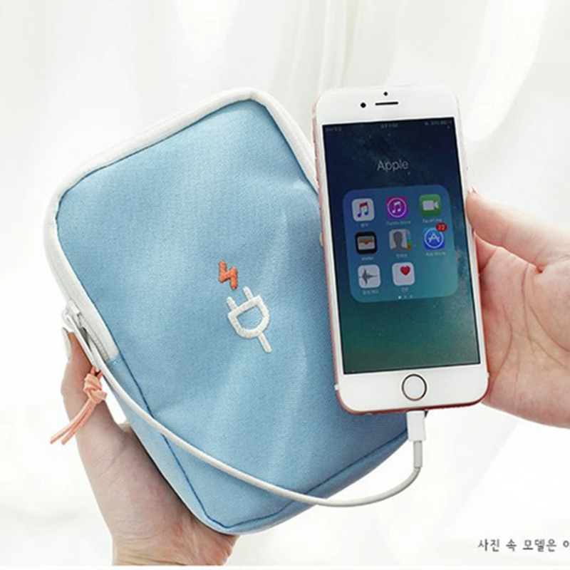 Tragbare Reise Gerät Organizer Tasche digitale Kabel tasche Elektronik Zubehör Aufbewahrung Trage tasche Tasche für USB Energie Bank