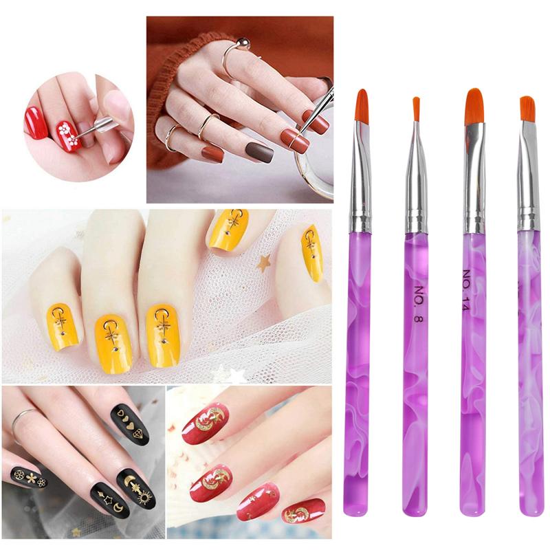1 ensemble Portable manucure fournitures ensemble ongles manucure stylo brosse ensemble ménage Nail Art trousse à outils pour Salon usage domestique