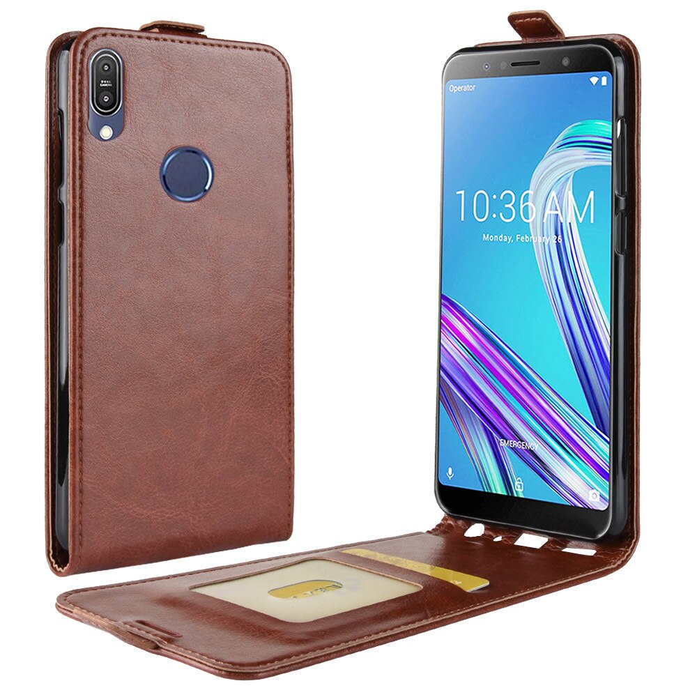 Per Asus Zenfone Max Pro M1 ZB601KL ZB602KL Caso di Vibrazione Del Cuoio Della Copertura Housse per Asus Max Pro M1 Fonda Morbido caso di Tpu Borsette Montato