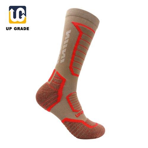 UG 1 paare/los Knie-Hohe Männer Dame Radfahren Reiten Socken Atmungsaktive draussen Sport Lauf Socken Camping Radfahren calcetines ciclismo: Mann2