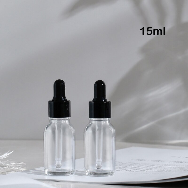 1 Pcs 5 Ml-100 Ml Lege Amber Clear Dropper Flessen Etherische Olie Druppel Aromatherapie Vloeibare Reagens Pipet hervulbare Fles