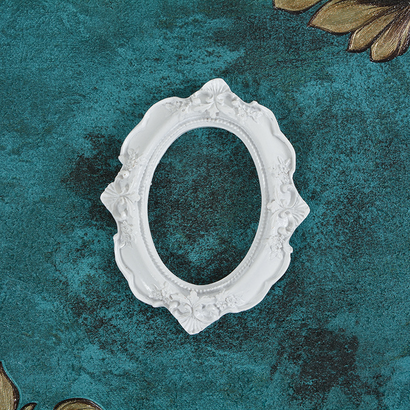 INS-Cadre Photo Rétro Vintage, Petit Cadre de Positionnement de Bijoux, Collier, Accessoires d'Exposition pour la Maison, Décor de Salon: plum