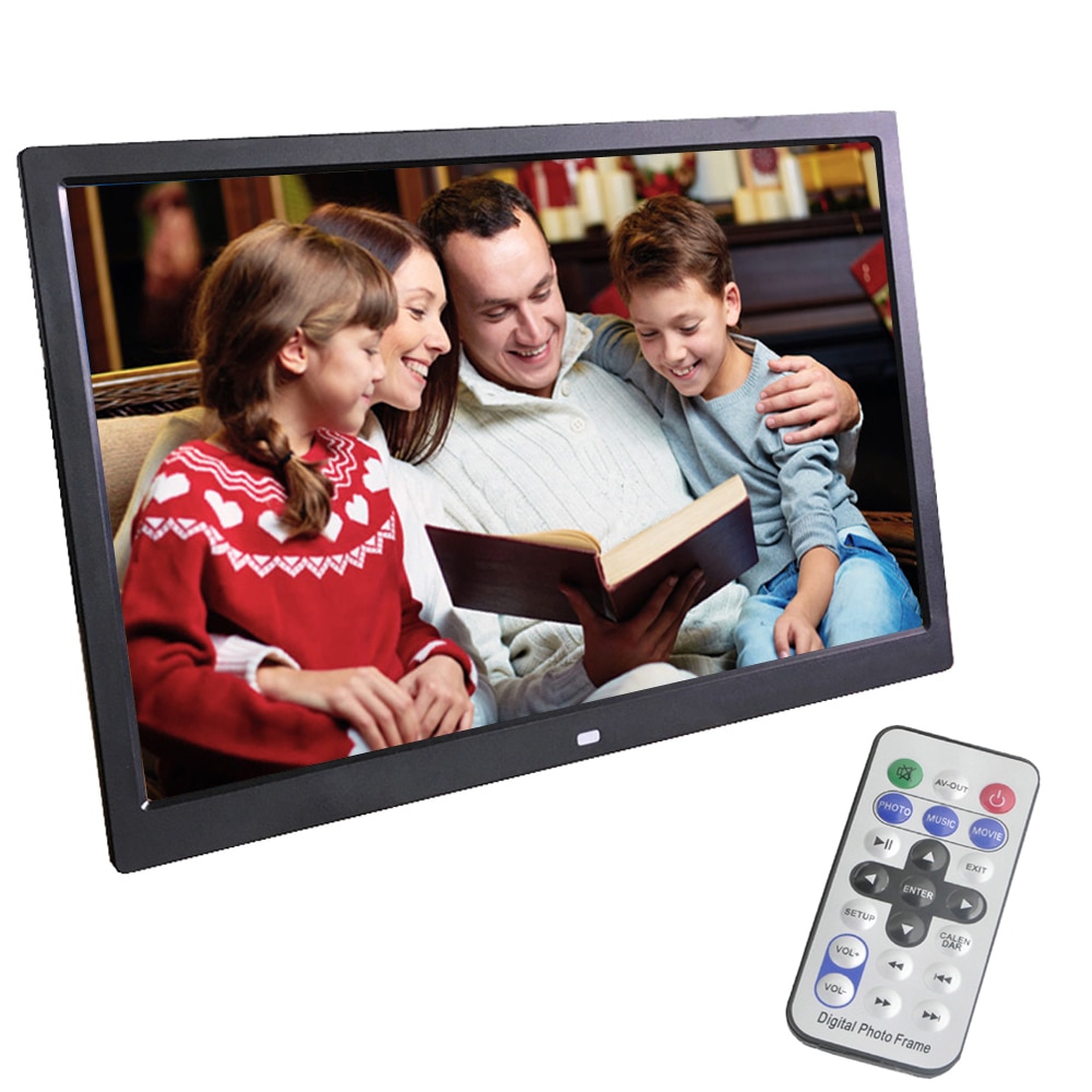 Liedao marco de fotos Digital de 10 pulgadas pantalla LED retroiluminación HD álbum electrónico foto de música vídeo porta retrato digital