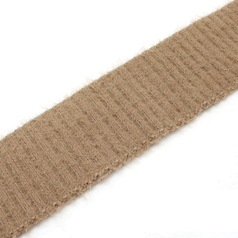 Tekosametti ribbikangas pääntie fleece spandex hihansuut kangas talvikaulus ja takki  ka15