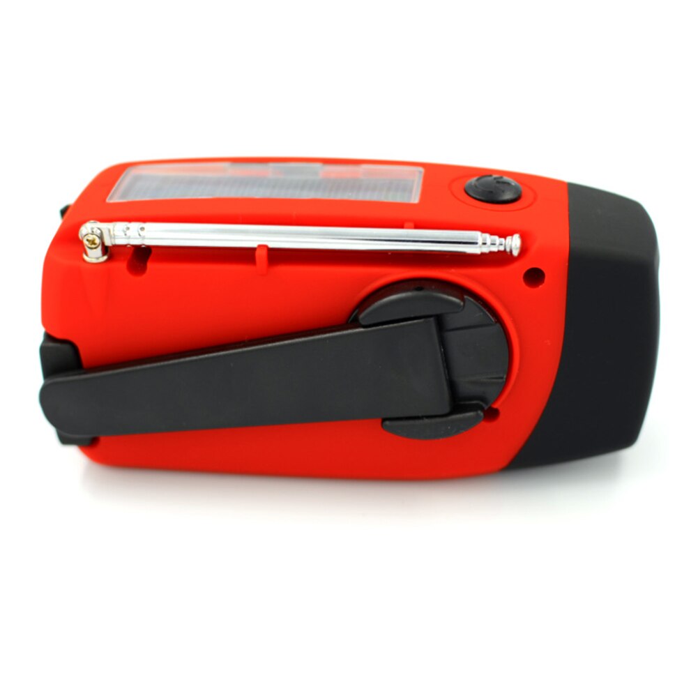 FM AM WB NOAA Weather Radio High Sensitivity Clear Volume Radio Multifunctional Radio Hand Crank Solar USB Charging
