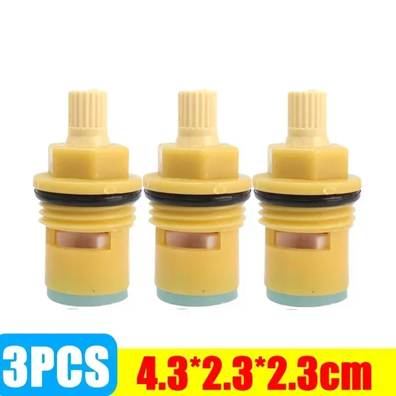 10/1PCS Universal Faucet Valves Replacement Tap Brass Ceramic Disc Cartridge Inner Faucet Valve Bathroom Kitchen Sink Accessory: Blue