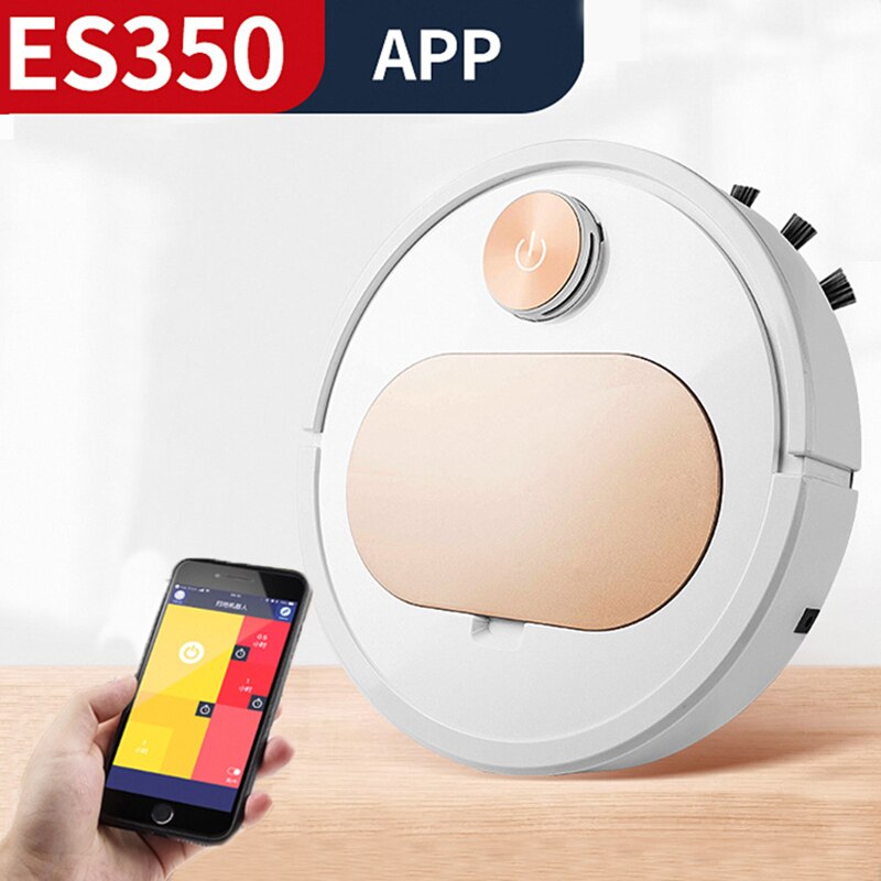 ES350 Robot Vacuum Cleaner intelligent touch vacuum cleaner Sweeping with APP Remote Control Sweep and Wet Mopping Cleaner