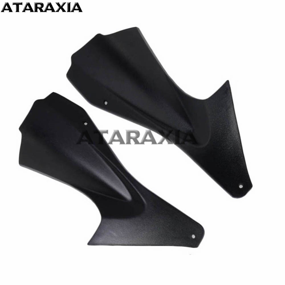 Motorcykel dele 06-07 yzfr 6 motorcykel kåbe luftkanal sidedæksel plastik sort til yamaha yzf -r6 yzf  r6 2006 2007 06 07