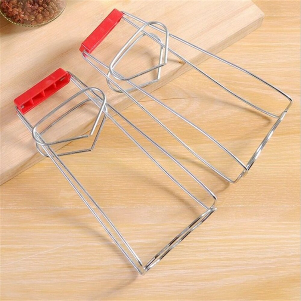Stainless Steel Plate Clamps Kitchen Folding Plate Clamps Anti-Scalding Clamps Bowl Plate Clamps Kitchen Utensils Tools