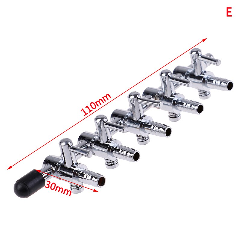 Distributor Aquarium Stainless Steel Lever Fish Tank Durable Oxygen Pump Accessories Splitter Air Flow Control: E