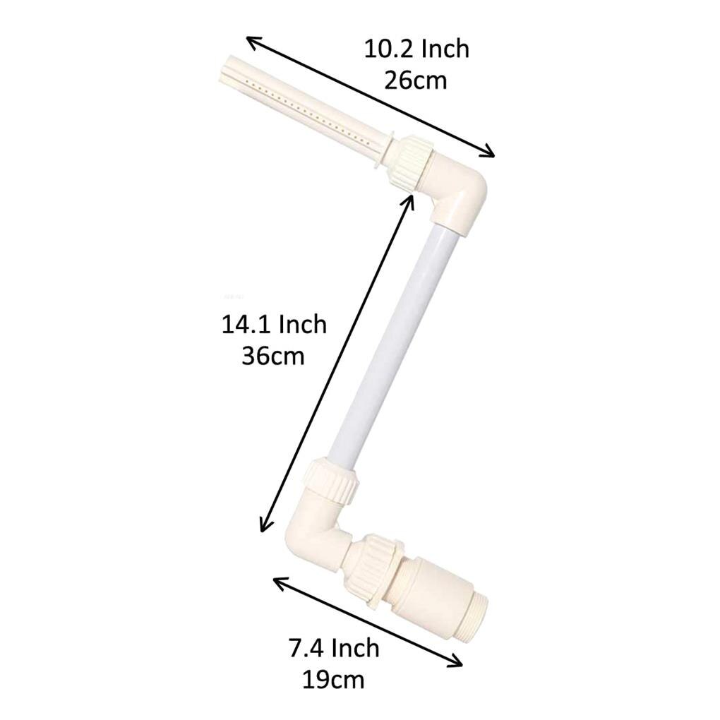 Pool Fountain Head Swimming Pool Waterfall Fountain Above Ground Cooling Sprayer for Outdoor Garden