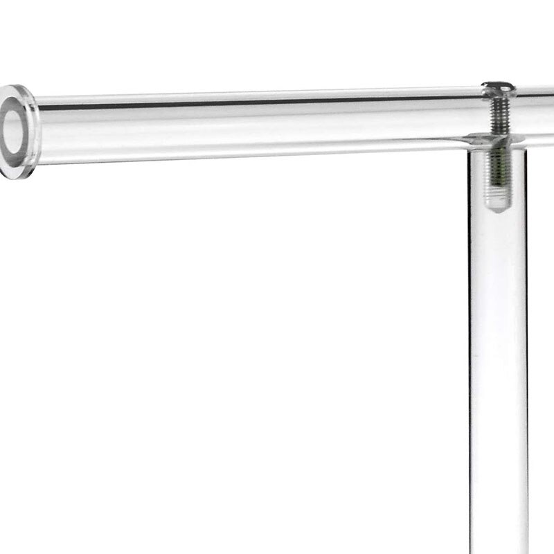 Clear Acrylic Round Bracelet Display Holder 2 Tier T-Bar Jewelry Display Bracelet Display Holder Stand Display Organizer