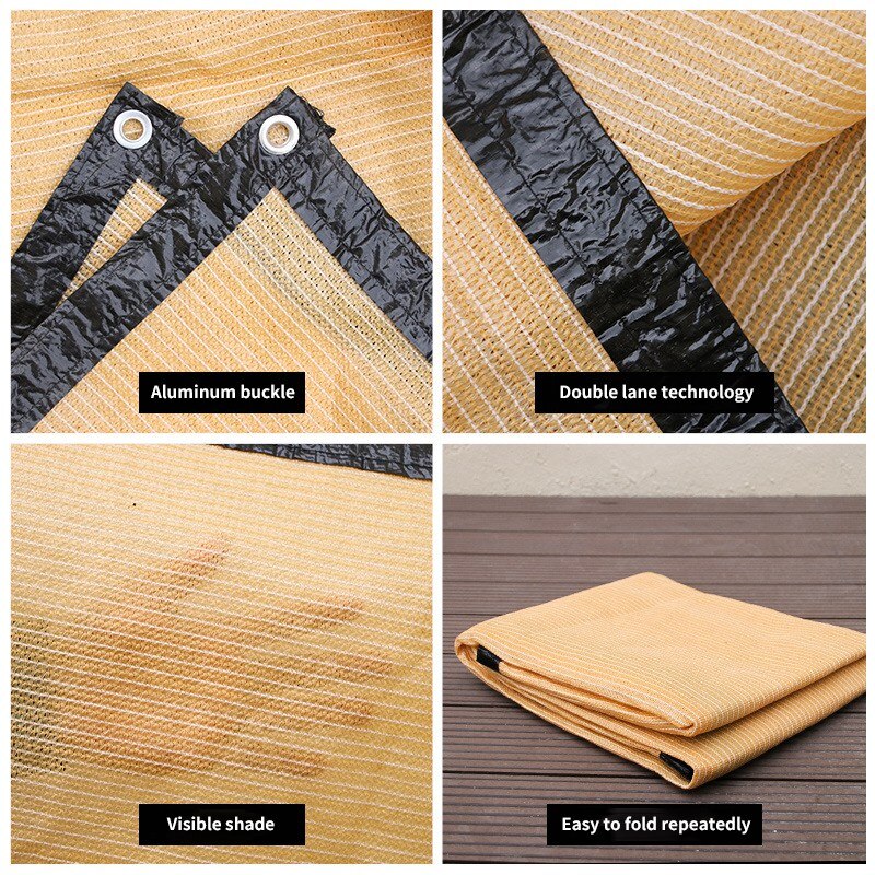 Waterproof Sun Shade Canopies Outdoor Hiking Garden Shade Sail Awning Camping Shade Cloth