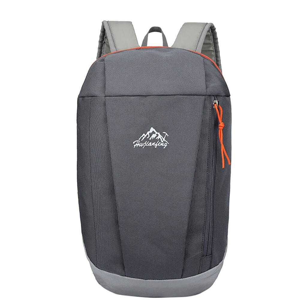 20 # 学校バッグ男性と女性のスポーツ屋外旅行バッグファッションバックパック登山バッグ mochila feminina: Gray