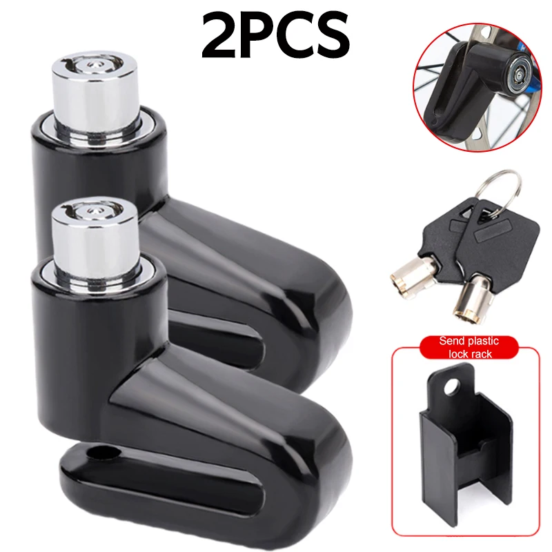 Beveiliging Antidiefstalslot Fietsschijfremslot Fiets Motor Mini Antidiefstal Draagbaar hangend remslot van aluminiumlegering: MULTI