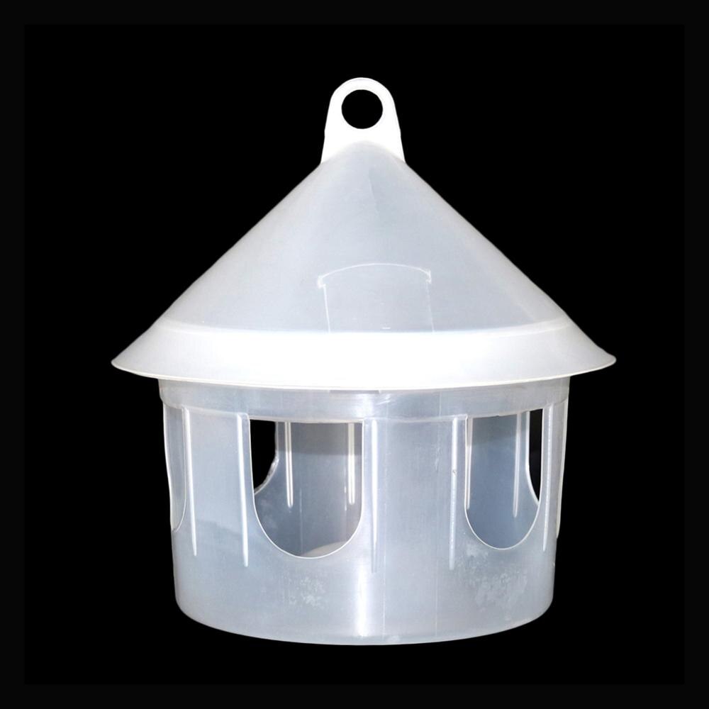 White Pigeon Feeder Water Food Feeding Birds Hanging Cage Bowls Pet Supplies Bird Quail Feeder Pigeon drinking 1 Pc