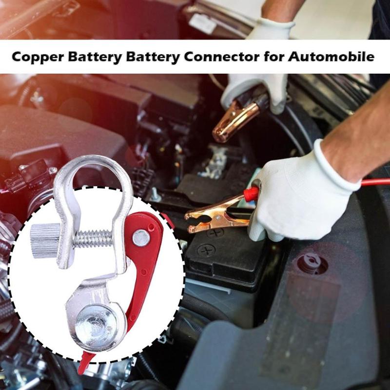 Car Battery Terminal Corrosion Resistance Good Conductivity Negative Positive Clamp Clip Connector Auto Replacement Parts