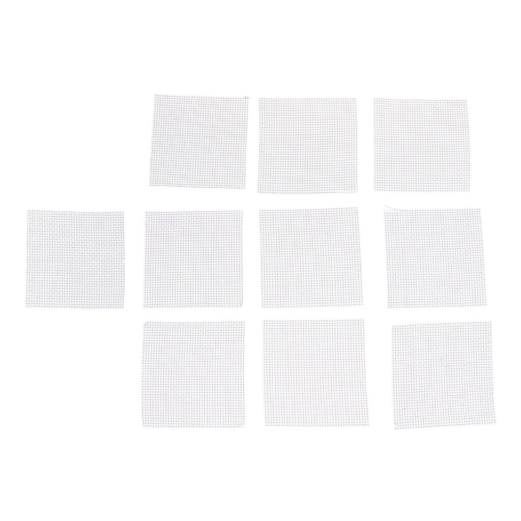 10Pcs Stainless Steel Wire Mesh Pad Aquarium Fish Tank Plants Moss Net Decor