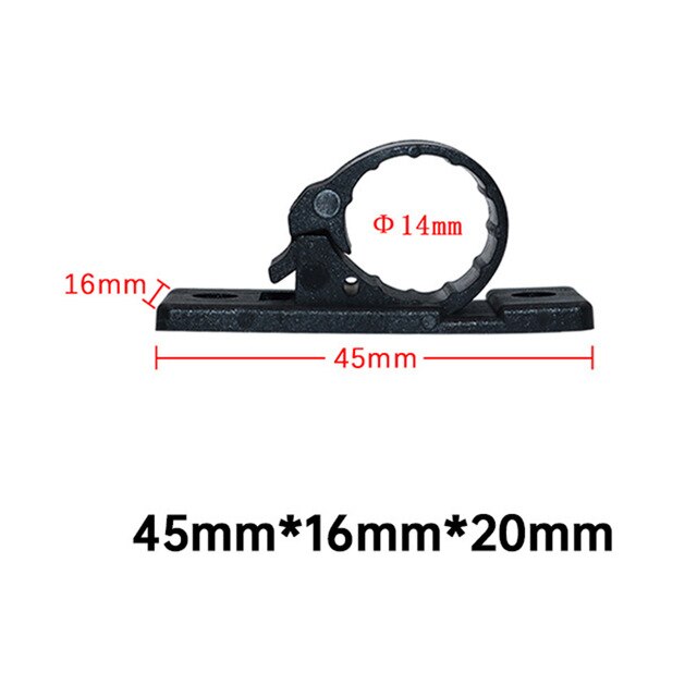 10 Pcs Sticky Wiring Fixing S Base Hook Wire Cable Gadget Clip Adhesive Wall Snap Type Fixed Cable Line Clip Clamp: Black-M