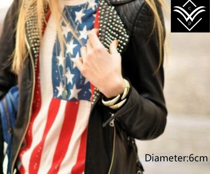 Estilo Vintage Antique Brass Eagle Talon pulseira