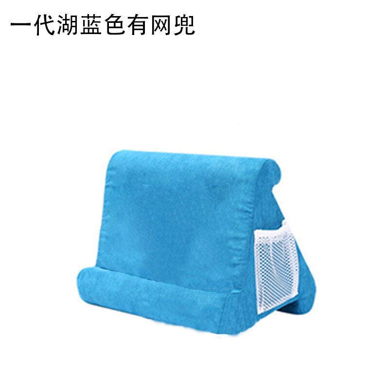 Support de coussin multi-angles pour ipad, Smartphones, tablettes, livres, liseuses, Magazines, disponible en 7 couleurs: Lake Blue 01