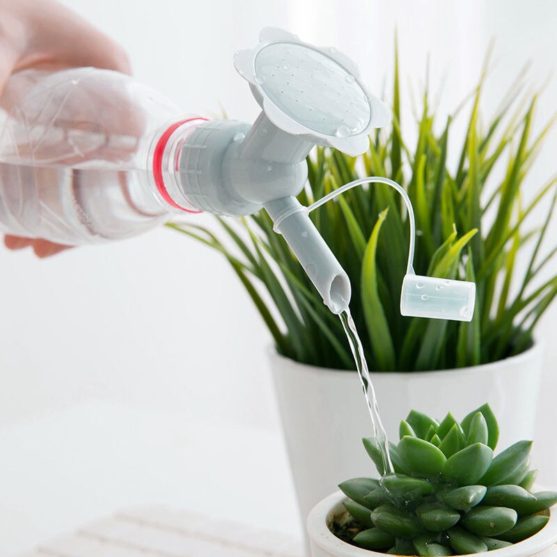 1Pc jardin plante pulvérisation arrosage outil bricolage universel en plastique boisson bouchon de bouteille gicleur buse pomme de douche Portable pulvérisateurs couverture