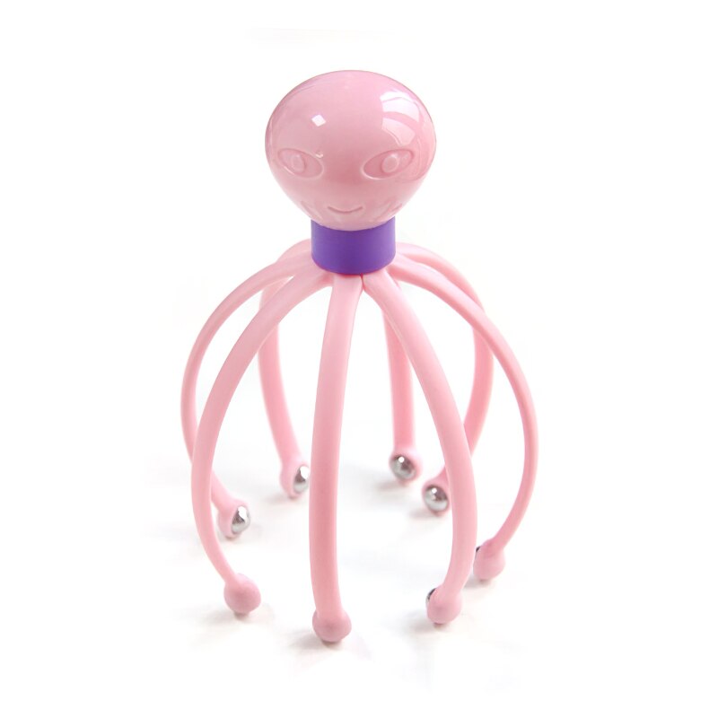 Masseur de tête en alliage pour le Massage du cuir chevelu de chat, outil de relaxation du Stress, Spa, guérison, soins de santé, outil de beauté: pink2