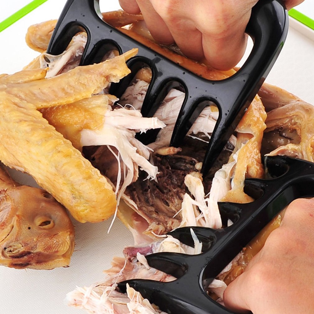 1Pcs Vlees Shredder Barbecue Vork Bear Claw Vlees Separator Handvat Keuken Voedsel Vork Vlees Slicer Bbq Grill Vlees Handler keuken Fo