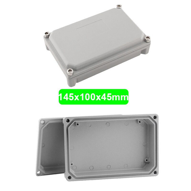 Industry IP66 Waterproof Cast Aluminum Junction Box for electronic project Outdoor Explosion-proof Electrical Enclosure Case: 145X100X45mm(LxWxH)
